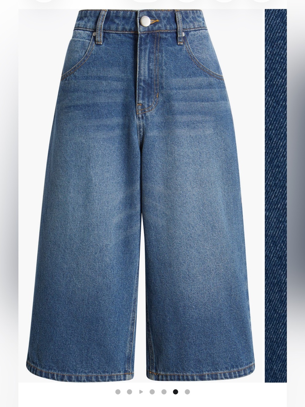 PTCL Relaxed Jean Shorts (Jorts) in Medium Blue Wash